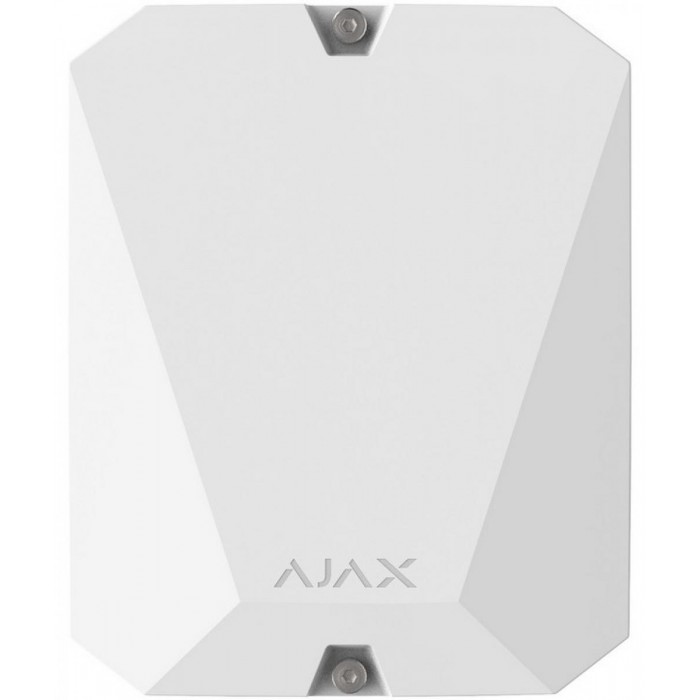 AJAX - MULTITRANSMITTER WHITE Integration Module για την σύνδεση 18 ενσύρματων περιφερειακών συσκευών/ζώνων. AJAX - MULTITRANSMITTER WHITE Integration Module για την σύνδεση 18 ενσύρματων περιφερειακών συσκευών/ζώνων.