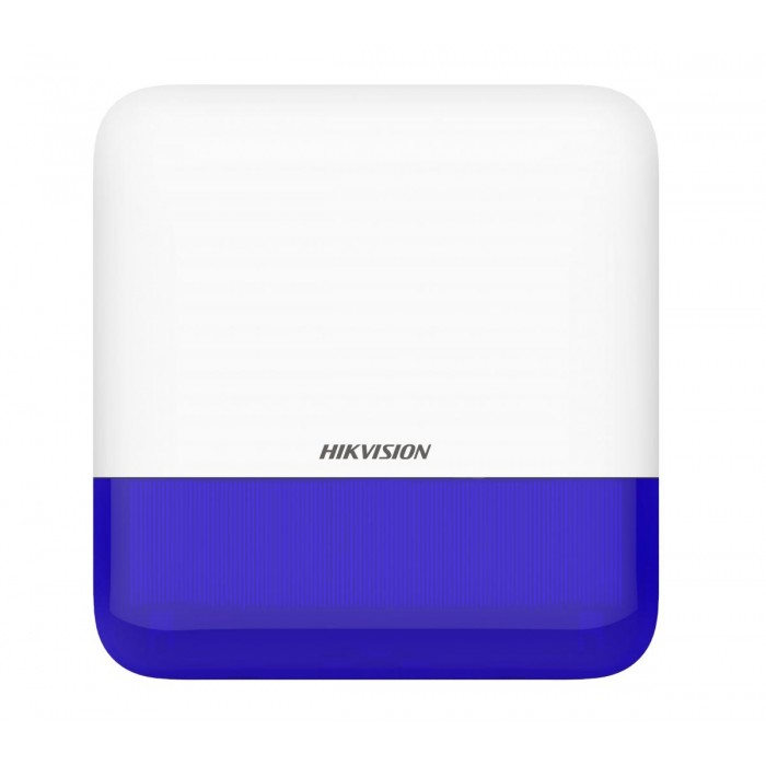 HIKVISION - DS-PS1-E-WE Blue Ασύρματη εξωτερική σειρήνα μπλε χρώματος.