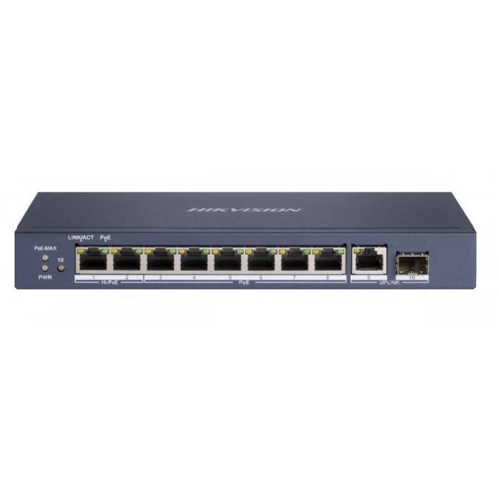 HIKVISION - DS-3E0510HP-E Hi-PoE Switch με 2 θύρες Hi-PoE, 6 θύρες PoE Gigabit, 1 θύρα Uplink Gigabit,1 θύρα οπτικής ίνας Gigabit και λειτουργία Watchdog. HIKVISION - DS-3E0510HP-E Hi-PoE Switch με 2 θύρες Hi-PoE, 6 θύρες PoE Gigabit, 1 θύρα Uplink Gigabit,1 θύρα οπτικής ίνας Gigabit και λειτουργία Watchdog.
