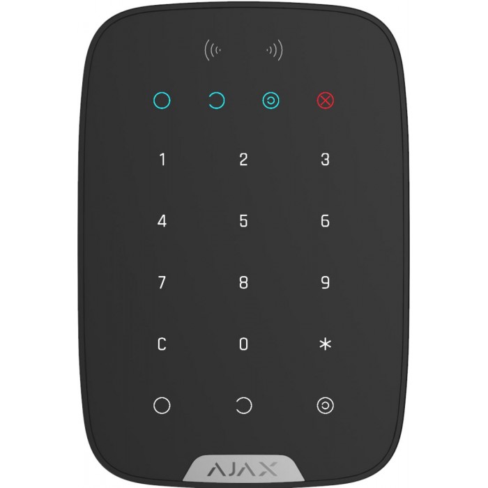 AJAX - KEYPAD PLUS BLACK Ασύρματο πληκτρολόγιο αφής με ενσωματωμένο Proximity Reader, σε μαύρο χρώμα. AJAX - KEYPAD PLUS BLACK Ασύρματο πληκτρολόγιο αφής με ενσωματωμένο Proximity Reader, σε μαύρο χρώμα.