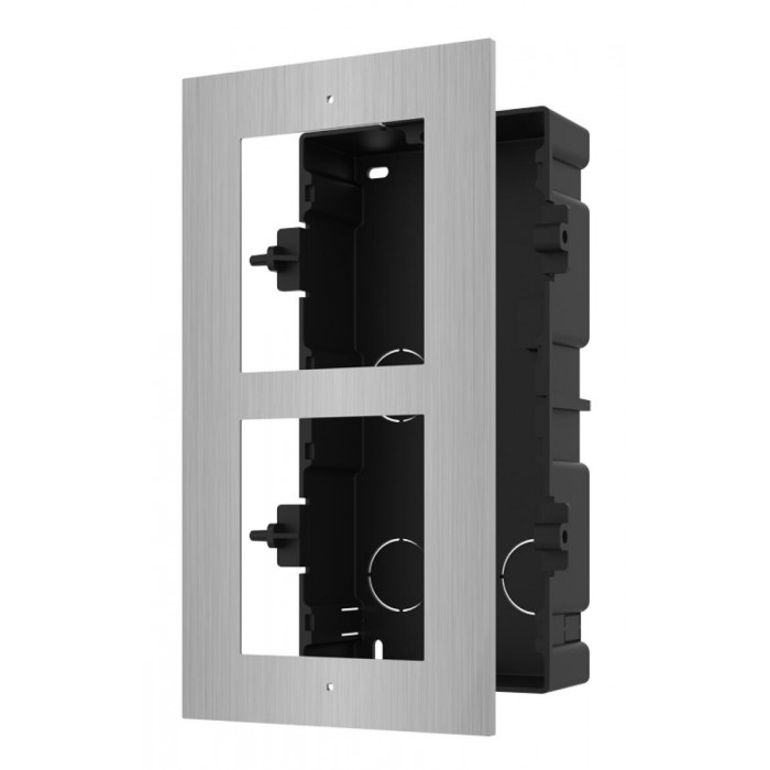 HIKVISION - DS-KD-ACF2/S Βάση 2 θέσεων για χωνευτή τοποθέτηση από ανοξείδωτο ατσάλι.