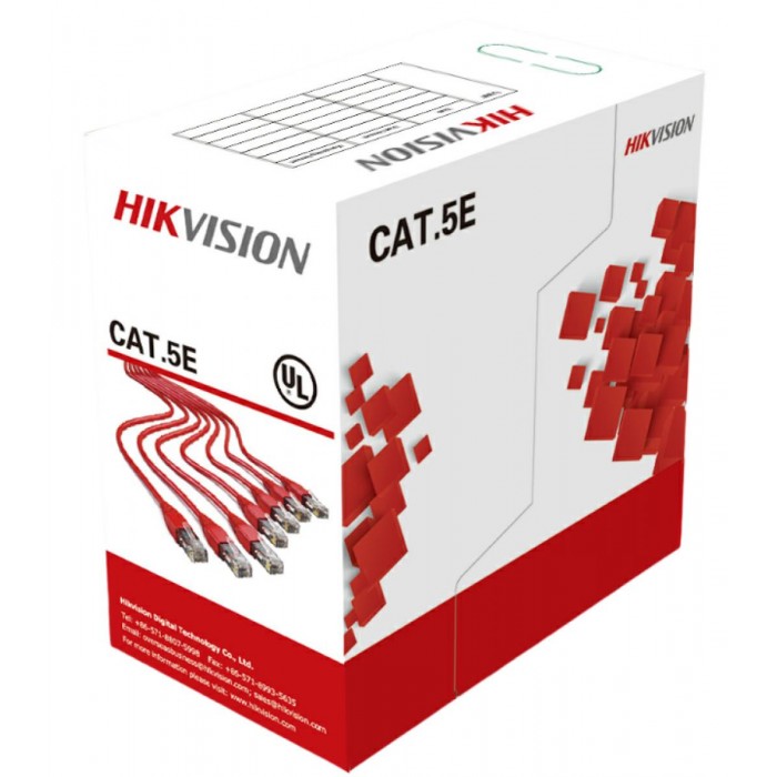 HIKVISION - DS-1LN5E-S Καλώδιο UTP Cat.5e μονόκλωνο, 305 μέτρων, γκρί χρώματος. HIKVISION - DS-1LN5E-S Καλώδιο UTP Cat.5e μονόκλωνο, 305 μέτρων, γκρί χρώματος.