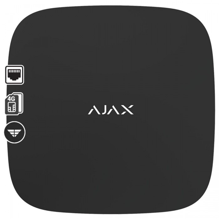 AJAX - HUB 2 (4G) BLACK Ασύρματη κεντρική μονάδα με διασύνδεση GSM/GPRS (Dual Micro SIM 2G/3G/LTE) και Ethernet. AJAX - HUB 2 (4G) BLACK Ασύρματη κεντρική μονάδα με διασύνδεση GSM/GPRS (Dual Micro SIM 2G/3G/LTE) και Ethernet.
