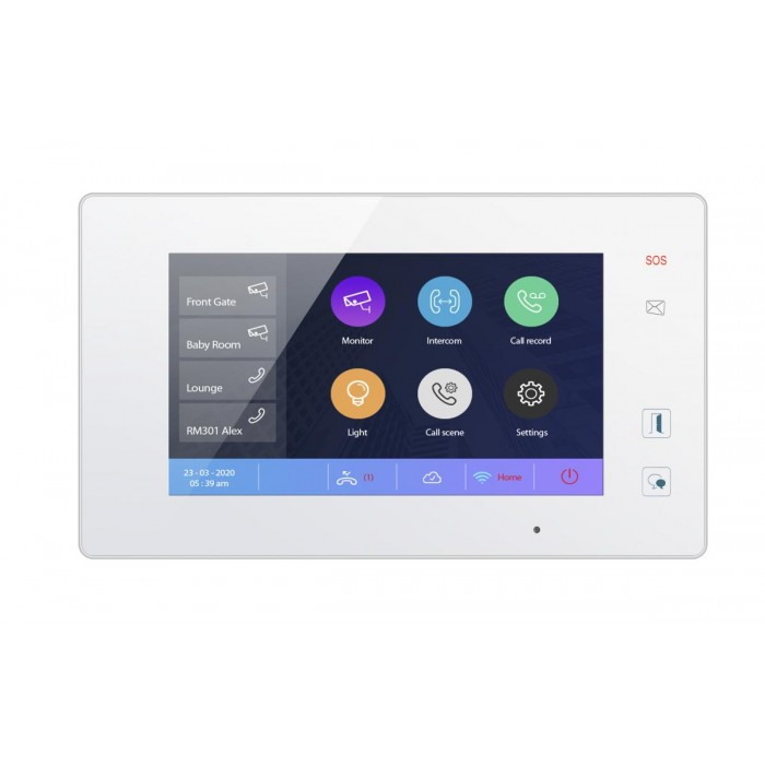 PROXY2 - WiFi7 DX47/TD7-W Monitor θυροτηλεόρασης 2 καλωδίων 7'' και πλήκτρα αφής σε λευκό χρώμα. PROXY2 - WiFi7 DX47/TD7-W Monitor θυροτηλεόρασης 2 καλωδίων 7'' και πλήκτρα αφής σε λευκό χρώμα.