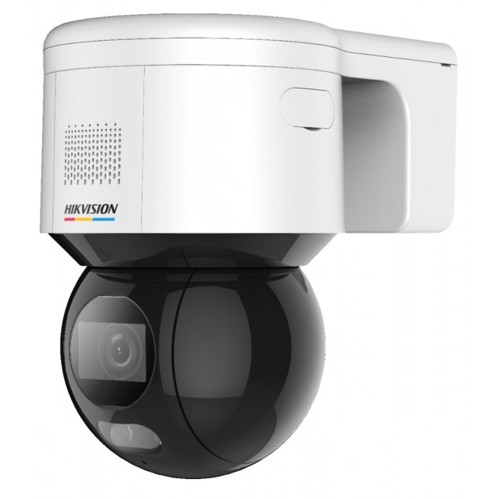 HIKVISION - DS-2DE3A400BW-DE(F1)(T5) Κάμερα IP Mini PT AcuSense ColorVu 4MP, φακός 4mm, ενσωματωμένο μικρόφωνο και ηχείο.