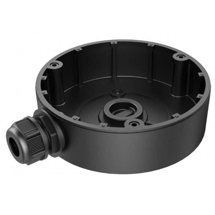 HIKVISION - DS-1280ZJ-DM8 Black Βάση αλουμινίου για κάμερες Dome σε μαύρο χρώμα.