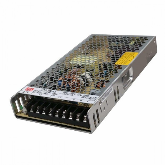 MEANWELL - LRS-200-12 Open frame τροφοδοτικό 12V-17A