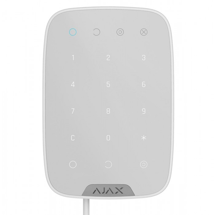 AJAX - KEYPAD FIBRA WHITE Ενσύρματο πληκτρολόγιο FIBRA, σε λευκό χρώμα. AJAX - KEYPAD FIBRA WHITE Ενσύρματο πληκτρολόγιο FIBRA, σε λευκό χρώμα.