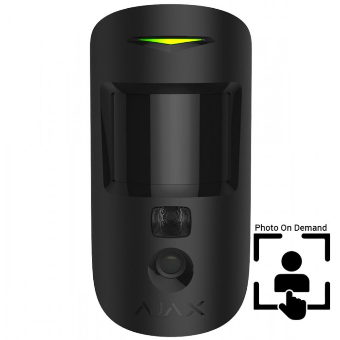 AJAX - MOTION CAM BLACK (PhOD) Ασύρματος ανιχνευτής κίνησης σε μαύρο χρώμα με ενσωματωμένη κάμερα για φωτογραφίες κατ' επιλογή. AJAX - MOTION CAM BLACK (PhOD) Ασύρματος ανιχνευτής κίνησης σε μαύρο χρώμα με ενσωματωμένη κάμερα για φωτογραφίες κατ' επιλογή.