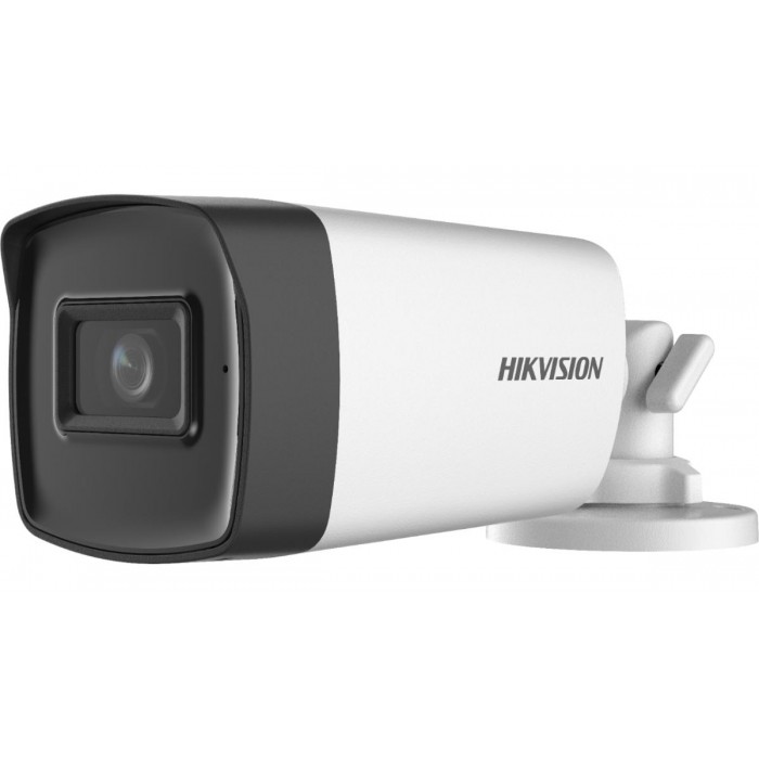 HIKVISION - DS-2CE17H0T-IT3FS Κάμερα Bullet 5MP, με φακό 2.8mm, IR40m και ενσωματωμένο μικρόφωνο.