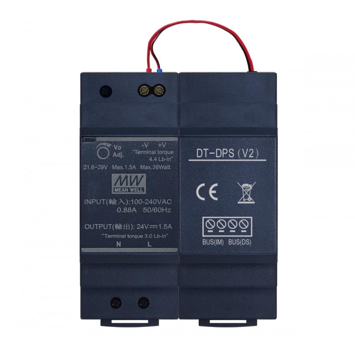 PROXY2 - PC7 Τροφοδοτικό 24VDC/1.5A με μίκτη DPS (V2) για τοποθέτηση σε ράγα. PROXY2 - PC7 Τροφοδοτικό 24VDC/1.5A με μίκτη DPS (V2) για τοποθέτηση σε ράγα.
