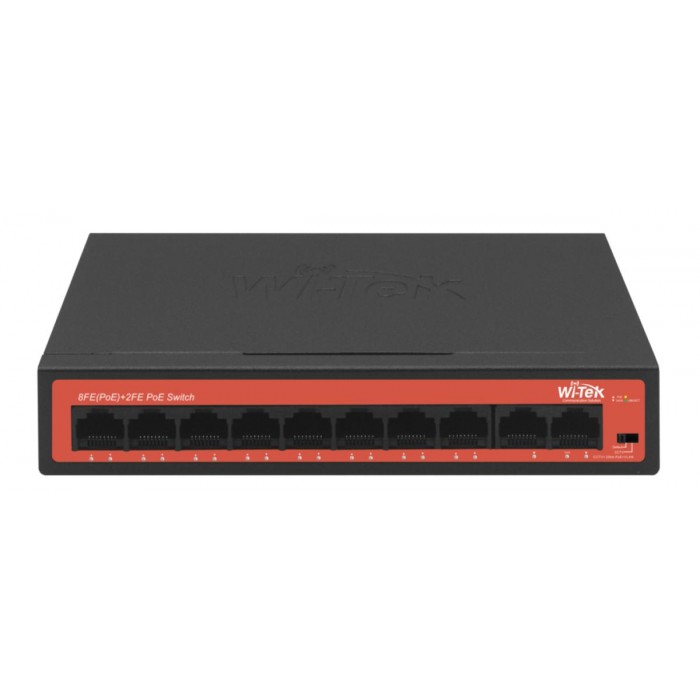 WI-TEK - WI-PS210H Switch με 8 θύρες PoE (250 μέτρα) και 2 θύρες uplink. Λειτουργία VLAN. Τροφοδοσία 65W. WI-TEK - WI-PS210H Switch με 8 θύρες PoE (250 μέτρα) και 2 θύρες uplink. Λειτουργία VLAN. Τροφοδοσία 65W.