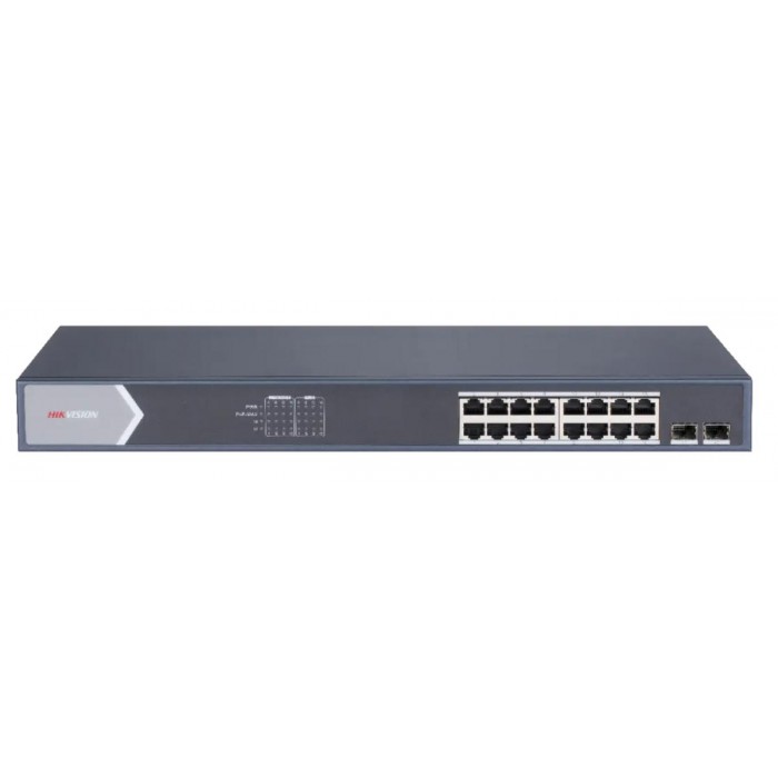 HIKVISION - DS-3E1518P-SI PoE Switch Smart Managed με 16 θύρες PoE Gigabit και 2 θύρες οπτικής ίνας. HIKVISION - DS-3E1518P-SI PoE Switch Smart Managed με 16 θύρες PoE Gigabit και 2 θύρες οπτικής ίνας.