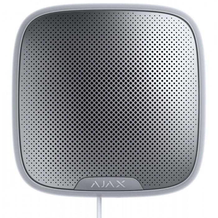 AJAX - STREET SIREN FIBRA WHITE Ενσύρματη εξωτερική σειρήνα FIBRA, σε λευκό χρώμα. AJAX - STREET SIREN FIBRA WHITE Ενσύρματη εξωτερική σειρήνα FIBRA, σε λευκό χρώμα.