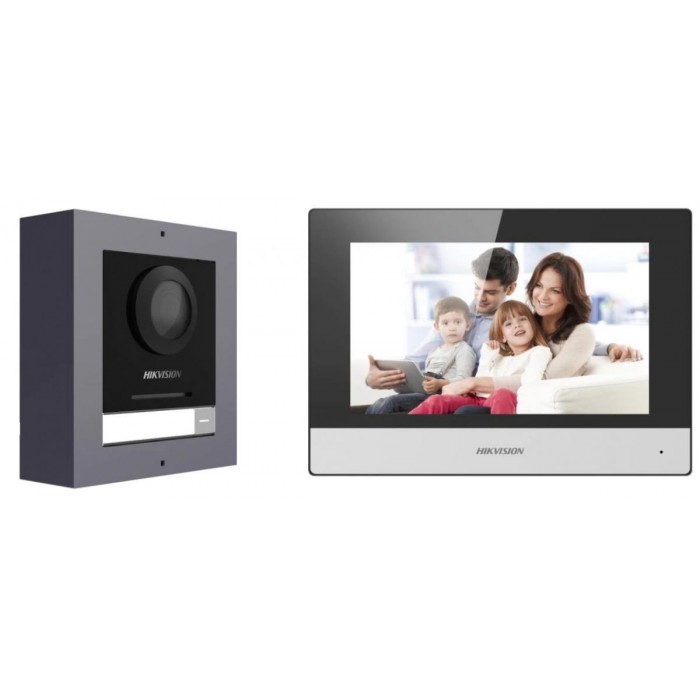 HIKVISION - DS-KIS602(B) KIT θυροτηλεόρασης IP μιας κλήσης, με ανάλυση 2MP και απομακρυσμένο έλεγχο. HIKVISION - DS-KIS602(B) KIT θυροτηλεόρασης IP μιας κλήσης, με ανάλυση 2MP και απομακρυσμένο έλεγχο.