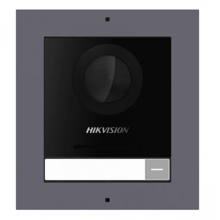 HIKVISION - DS-KD8003-IME1(B)/Surface Δικτυακή μπουτονιέρα μιας κλήσης με κάμερα 2MP και βάση για επίτοιχη τοποθέτηση.