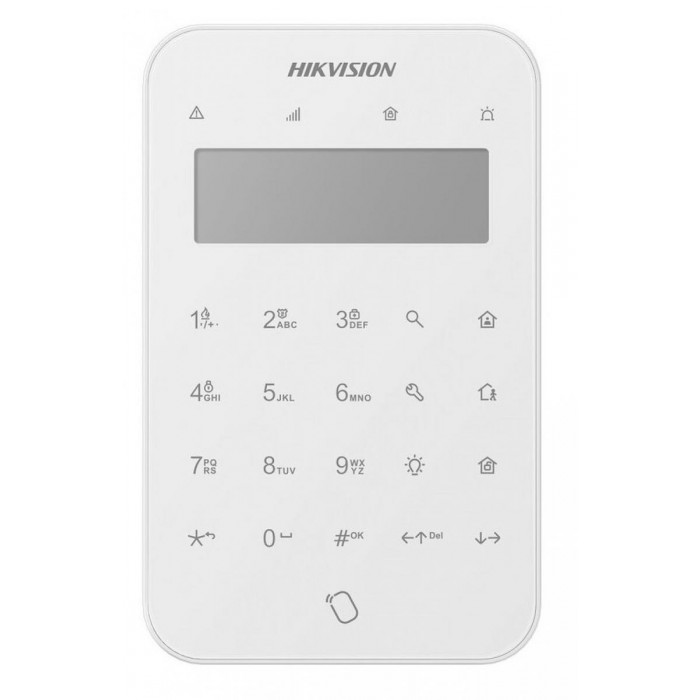 HIKVISION - DS-PK1-LT-WE Ασύρματο πληκτρολόγιο αφής με οθόνη LCD.