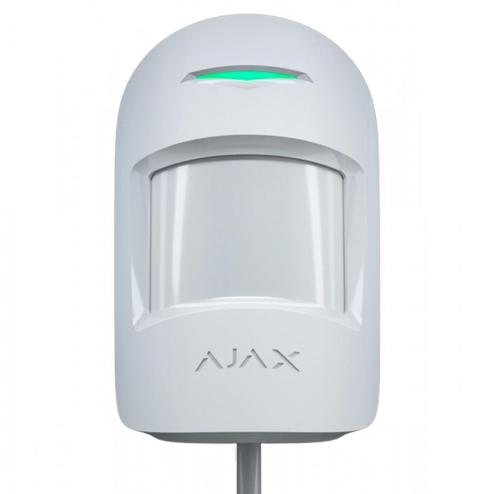 AJAX - MOTION PROTECT PLUS FIBRA WHITE Ενσύρματος ανιχνευτής FIBRA, PIR, Μicrowave & Pet Friendly (20kg) σε λευκό χρώμα. AJAX - MOTION PROTECT PLUS FIBRA WHITE Ενσύρματος ανιχνευτής FIBRA, PIR, Μicrowave & Pet Friendly (20kg) σε λευκό χρώμα.