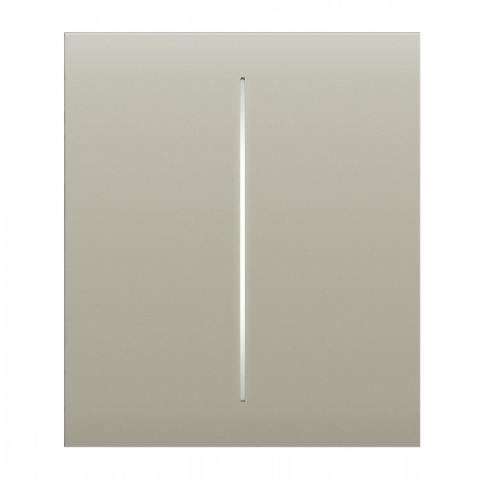 AJAX - CENTER BUTTON (2-GANG) IVORY Κεντρική πρόσοψη για πλαίσιο (Frame) 3, 4 ή 5 θέσεων ασύρματου διπλού διακόπτη ελέγχου φωτισμού, σε κρεμ χρώμα.