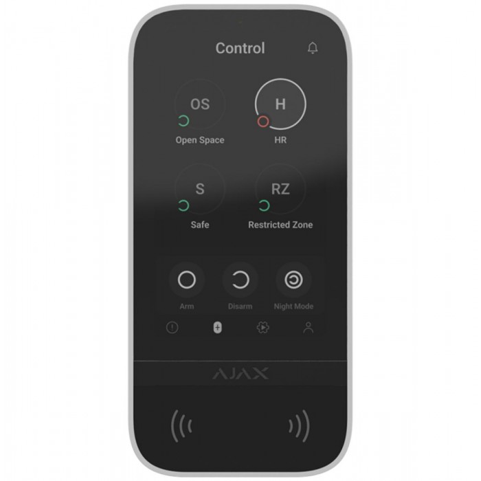 AJAX - KEYPAD TOUCHSCREEN WHITE Ασύρματο πληκτρολόγιο με οθόνη αφής 5'' (inch), σε λευκό χρώμα. AJAX - KEYPAD TOUCHSCREEN WHITE Ασύρματο πληκτρολόγιο με οθόνη αφής 5'' (inch), σε λευκό χρώμα.
