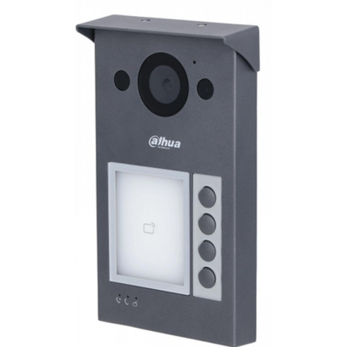DAHUA - VTO3312Q-P Μπουτονίερα 2 καλωδίων 4 κλήσεων με καρταναγνώστη.