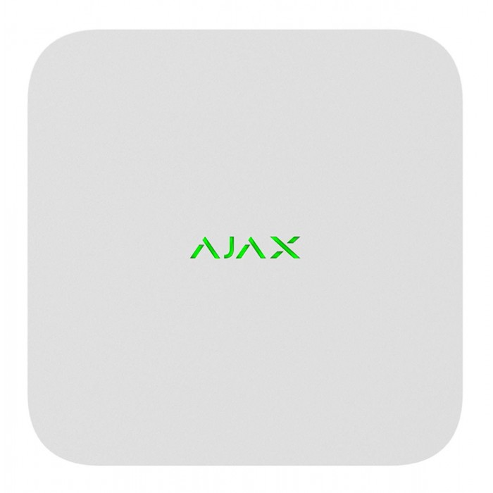 AJAX - NVR (16ch) WHITE Καταγραφικό Αjax 16 καναλιών 4Κ (8ΜP), σε λευκό χρώμα. AJAX - NVR (16ch) WHITE Καταγραφικό Αjax 16 καναλιών 4Κ (8ΜP), σε λευκό χρώμα.