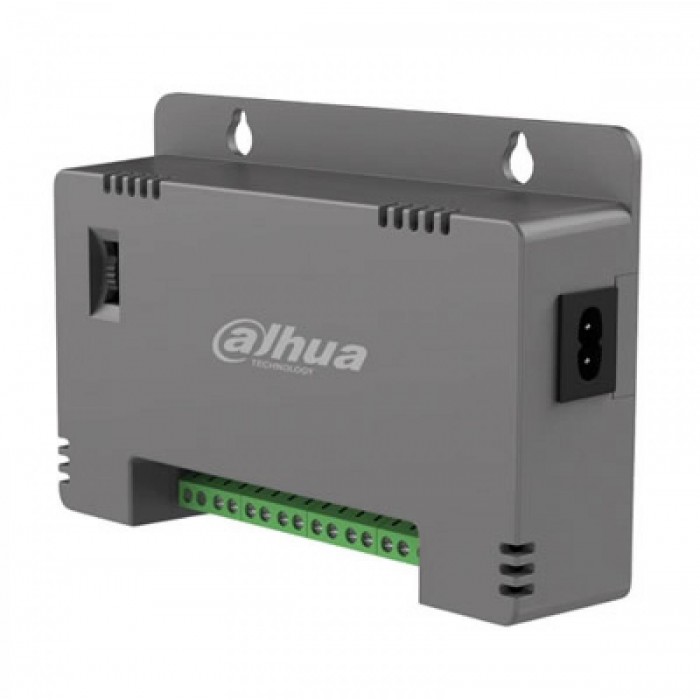 DAHUA - PFM344D-8CH-EN Switching τροφοδοτικό 8 καναλιών 12V 5A με δυνατότητα ρύθμισης στο output voltage.