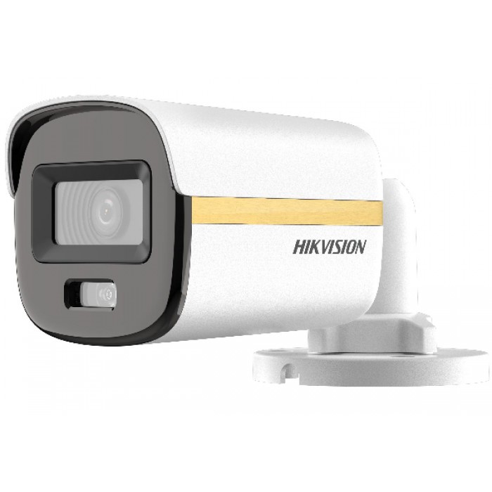 HIKVISION - DS-2CE10KF3T-LE Κάμερα Mini Bullet ColorVu Smart Hybrid 3K, με φακό 2.8mm, εμβέλεια λευκού φωτός 20 μέτρα.