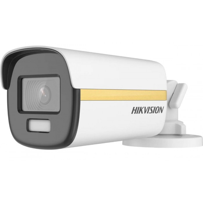 HIKVISION - DS-2CE12KF3T-LE Κάμερα Bullet PoC ColorVu Smart Hybrid 3K, με φακό 2.8mm, υπέρυθρα και λευκό φως έως 40 μέτρα.