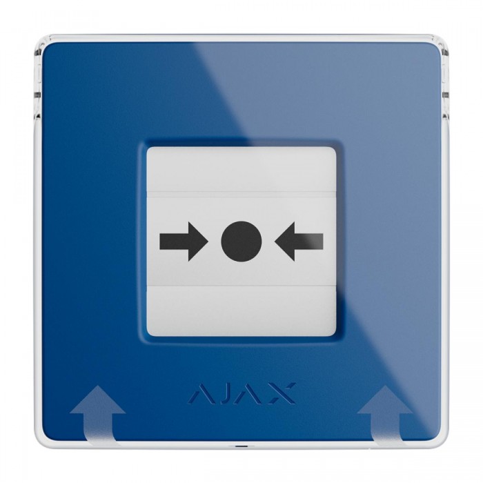 AJAX - MANUAL CALL POINT (BLUE) Ασύρματο μπουτόν επίτοιχης τοποθέτησης για χειροκίνητη αναγγελία συναγερμού και χρήση σεναρίων αυτοματισμού, σε μπλε χρώμα. AJAX - MANUAL CALL POINT (BLUE) Ασύρματο μπουτόν επίτοιχης τοποθέτησης για χειροκίνητη αναγγελία συναγερμού και χρήση σεναρίων αυτοματισμού, σε μπλε χρώμα.