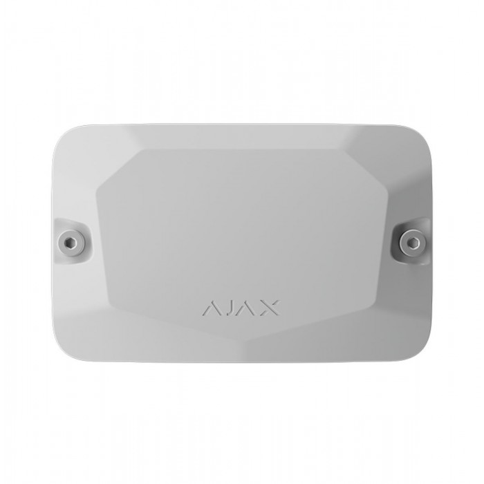 AJAX - CASE A (106) WHITE Κουτί διακλάδωσης μιας θέσης, για ασφαλή ενσύρματη σύνδεση συσκευών Ajax Fibra, σε λευκό χρώμα. AJAX - CASE A (106) WHITE Κουτί διακλάδωσης μιας θέσης, για ασφαλή ενσύρματη σύνδεση συσκευών Ajax Fibra, σε λευκό χρώμα.