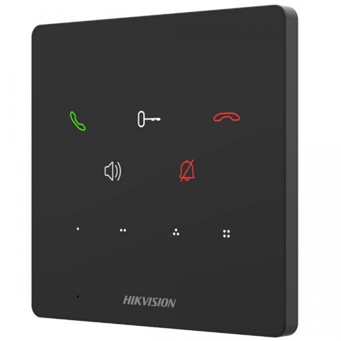 HIKVISION - DS-KH6000-E1 IP indoor station χωρίς οθόνη με 4 κουμπιά αφής.