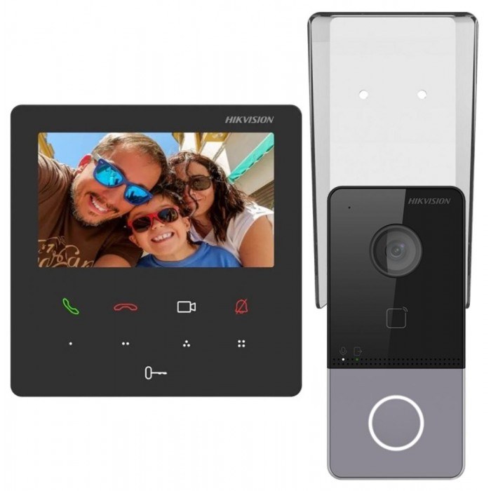 HIKVISION - DS-KIS606-P KIT θυροτηλεόρασης IP μίας κλήσης με ανάλυση 2MP και ενσωματωμένο καρταναγνώστη. HIKVISION - DS-KIS606-P KIT θυροτηλεόρασης IP μίας κλήσης με ανάλυση 2MP και ενσωματωμένο καρταναγνώστη.