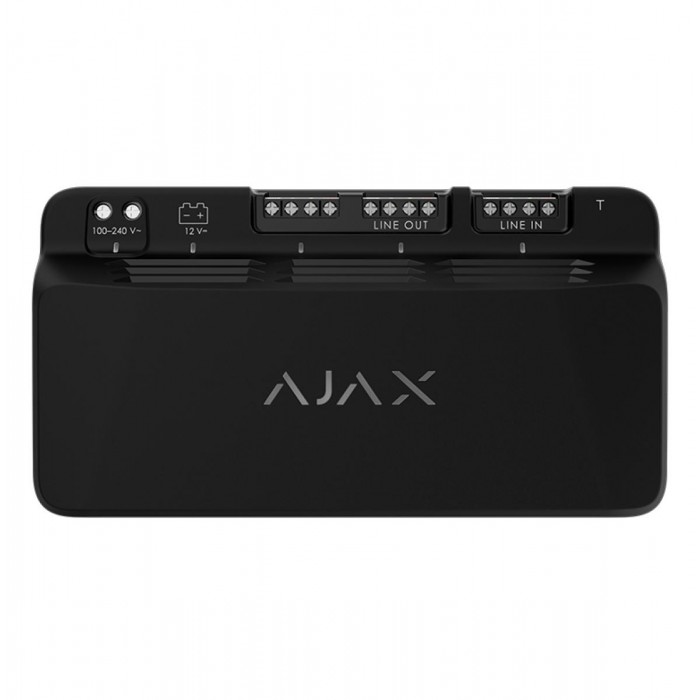 AJAX - LINESUPPLY FIBRA 45W BLACK Τροφοδοτικό 45W για ενίσχυση τροφοδοσίας συσκευών Fibra. AJAX - LINESUPPLY FIBRA 45W BLACK Τροφοδοτικό 45W για ενίσχυση τροφοδοσίας συσκευών Fibra.