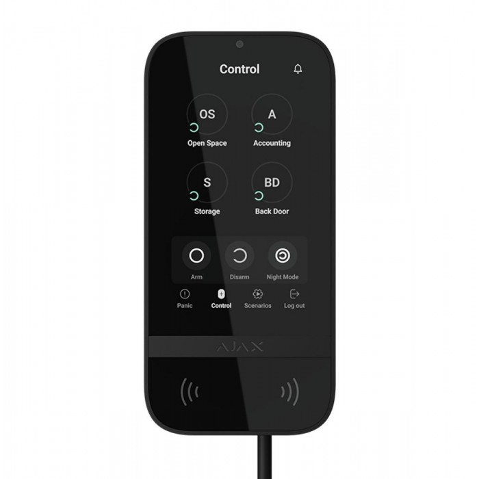 AJAX - KEYPAD TOUCHSCREEN BLACK FIBRA Ενσύρματο πληκτρολόγιο Fibra με οθόνη αφής 5'' (inch), σε μαύρο χρώμα. AJAX - KEYPAD TOUCHSCREEN BLACK FIBRA Ενσύρματο πληκτρολόγιο Fibra με οθόνη αφής 5'' (inch), σε μαύρο χρώμα.
