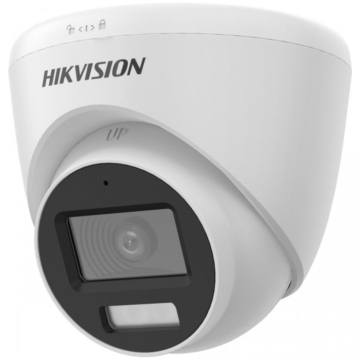 HIKVISION - DS-2CE78D0T-LFS Κάμερα Dome Smart Hybrid 2MP, με φακό 2.8mm, υπέρυθρο φωτισμό έως 40 μέτρα και ενσωματωμένο μικρόφωνο.