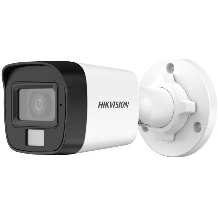 HIKVISION - DS-2CE16D0T-LPFS Κάμερα Mini Bullet Smart Hybrid 2MP, με φακό 2.8mm, υπέρυθρο φωτισμό έως 25 μέτρα και ενσωματωμένο μικρόφωνο.
