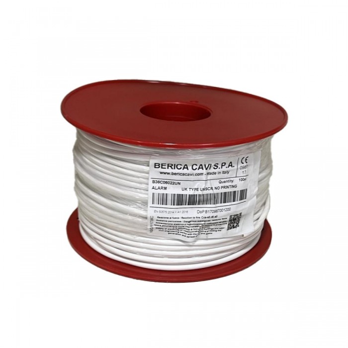 BERICA CAVI - ALARM CABLE 6 Berica Cavi, καλώδιο συναγερμού 6 x 0.22mm.