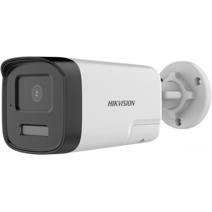 HIKVISION - DS-2CE17D0T-LTS Κάμερα Bullet Smart Hybrid 2MP, με φακό 2.8mm, υπέρυθρο φωτισμό έως 40 μέτρα, ενσωματωμένο μικρόφωνο και ηχείο.
