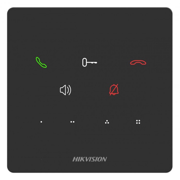HIKVISION - DS-KH7000EY-E2 Αναλογικό indoor station χωρίς οθόνη με 4 κουμπιά αφής.