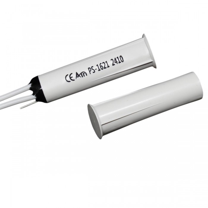ALEPH - PS-1621W (ΠΑΚ.10ΤΕΜ) Μαγνητική επαφή χωνευτή λευκό με άνοιγμα 3.18cm (10τμχ).