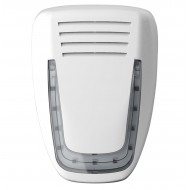 VENITEM - MOSE LW Εξωτερική σειρήνα λευκή ματ, με μπλε LED φλας Grade 3.