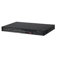 DAHUA - CS4226-24ET-240 Cloud Managed Switch με 24 θύρες PoE, 2 θύρες uplink 1000Mbps και 2 θύρες SFP. Τροφοδοσία 240W.