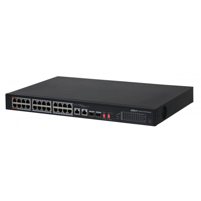 DAHUA - CS4226-24ET-240 Cloud Managed Switch με 24 θύρες PoE, 2 θύρες uplink 1000Mbps και 2 θύρες SFP. Τροφοδοσία 240W. DAHUA - CS4226-24ET-240 Cloud Managed Switch με 24 θύρες PoE, 2 θύρες uplink 1000Mbps και 2 θύρες SFP. Τροφοδοσία 240W.