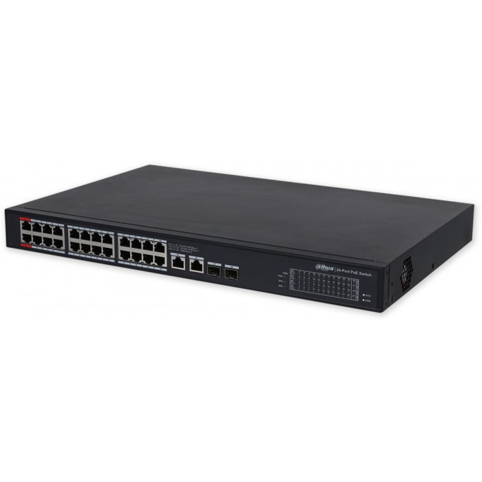 DAHUA - CS4228-24GT-375 Cloud Managed Switch με 24 θύρες PoE στα 1000Mbps, 2 θύρες uplink 1000Mbps και 2 θύρες SFP. Τροφοδοσία 375W. DAHUA - CS4228-24GT-375 Cloud Managed Switch με 24 θύρες PoE στα 1000Mbps, 2 θύρες uplink 1000Mbps και 2 θύρες SFP. Τροφοδοσία 375W.