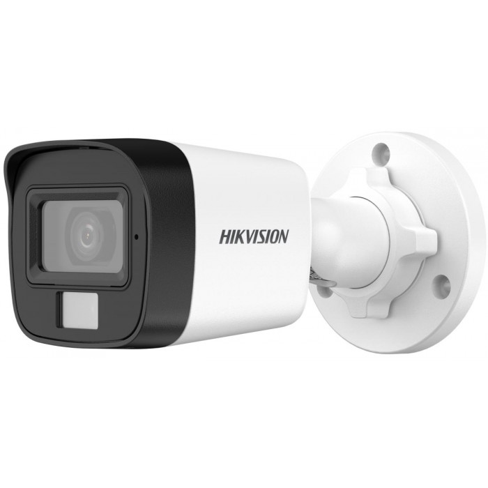 HIKVISION - DS-2CE16K0T-LPFS Κάμερα Mini Bullet Smart Hybrid 3K, με φακό 2.8mm, υπέρυθρο φωτισμό έως 25 μέτρα και ενσωματωμένο μικρόφωνο.