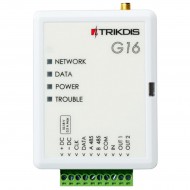 TRIKDIS - G16 GSM/GPRS 4G Trikdis G16, universal συσκευή επικοινωνίας μέσω GSM/GPRS για αποστολή σημάτων συναγερμού σε κεντρικό σταθμό (ΚΛΣ). TRIKDIS - G16 GSM/GPRS 4G Trikdis G16, universal συσκευή επικοινωνίας μέσω GSM/GPRS για αποστολή σημάτων συναγερμού σε κεντρικό σταθμό (ΚΛΣ).