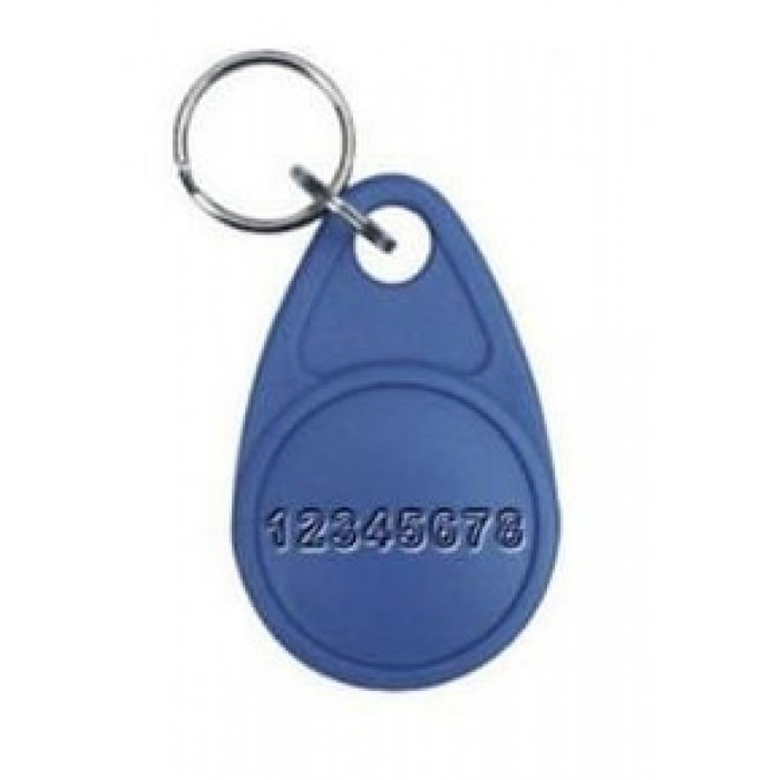 ZK TECO - TAG-EM001BLUE-PN Μπρελόκ RFID συχνότητας 125KHz με τυπωμένο κωδικό.