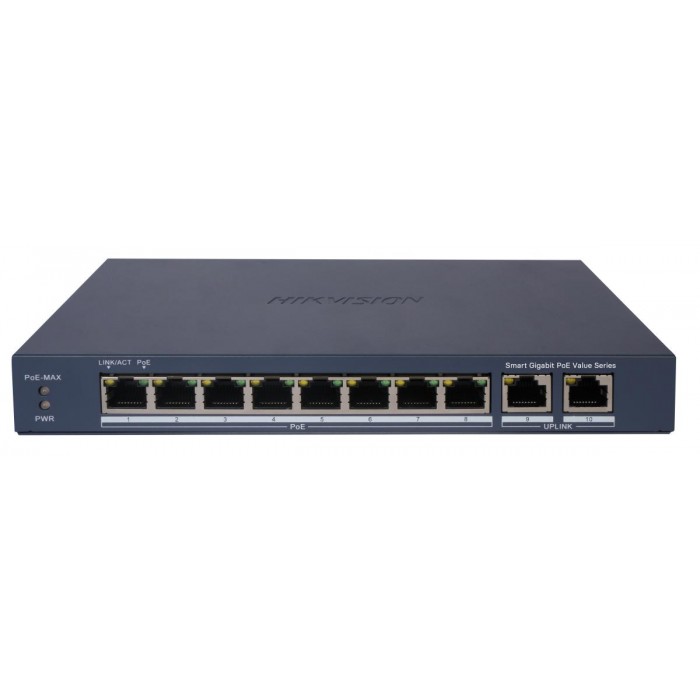 HIKVISION - DS-3E1510P-EI/M PoE Switch Smart Managed με 8 θύρες PoE Gigabit και 2 θύρες Gigabit RJ45 Uplink. HIKVISION - DS-3E1510P-EI/M PoE Switch Smart Managed με 8 θύρες PoE Gigabit και 2 θύρες Gigabit RJ45 Uplink.