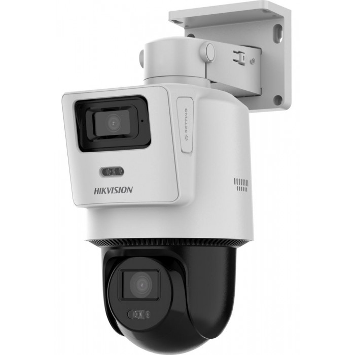 HIKVISION - DS-2SE2C400MWG-E/14 Κάμερα IP PTZ TandemVu Smart Hybrid 4MP, με διπλό φακό σταθερό 2.8mm και Motorized, ενσωματωμένο μικρόφωνο και ηχείο.